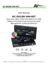 AVProEdge AC-EX100-444-KIT User manual