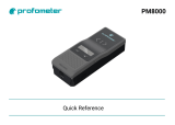 Screening Eagle Profometer PM8000 Operating instructions