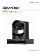 ClearOne UNITE 150 PTZ Camera Quick start guide