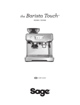 BRG Sage SES880BSS2GUK1 Barista Touch Espresso Coffee Machine User manual