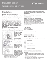 Indesit NIS 41 V 4KG TD User manual