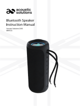 Acoustic Solutions Blast Bluetooth Speaker User manual