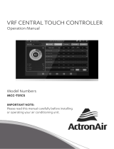 ActronAir Controls User manual