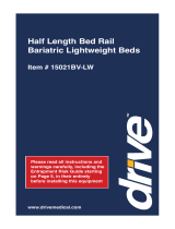 Drive Medical Half Length Bed Rail Bariatric Lightweight Bed User manual