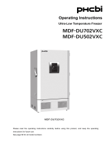 Phcbi MDF-DU502VXC-PA Operating instructions