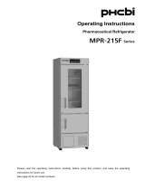 Phcbi MPR-215F Series Operating instructions