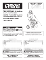 Power Stroke PS80519BVNM Owner's manual