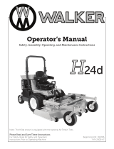 Walker H24d User manual