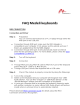 Medeli FAQ keyboards (EN) Owner's manual