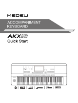 Medeli AKX10 Owner's manual