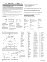 Medeli CP203 Owner's manual