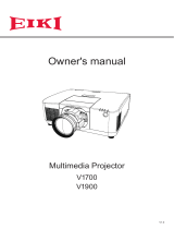 Eiki PRO Owner's manual