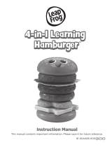 LeapFrog 4-in-1 Learning Hamburger Parent Guide