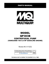 MQ Multiquip QP303B Parts Manual