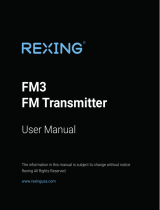 REXING FM3 User manual