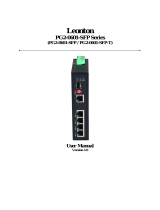 Leonton PG2-0601-SFP User manual