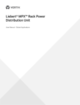 Liebert MPX - Modular Rack PDU User manual