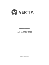 Vertiv Geist Basic rPDU - VP7557 User manual