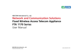 Nexcom FTA 1170 User manual