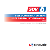 Sinclair SWC-61 User manual