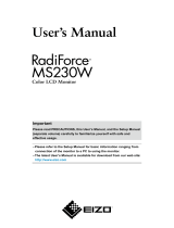 Eizo MS230W User manual