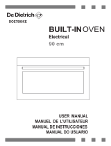 De Dietrich DOE7900XE-01 Owner's manual