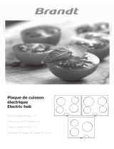 Brandt Table vitrocéramique BPV242 Owner's manual