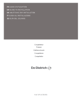 De Dietrich DFU1781ED Owner's manual