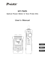 Pro'sKit MT-7625 Owner's manual