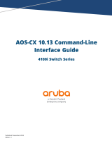Aruba 4100i Switch Series CLI Reference Guide
