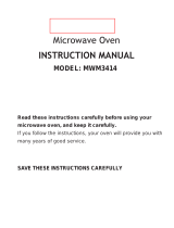 GGM Gastro MWM3414 Owner's manual