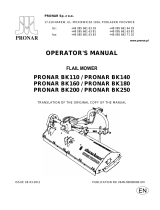 PRONAR BK110 Owner's manual