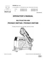 PRONAR WWT420 WWT480 Owner's manual