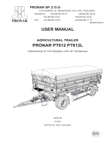 PRONAR PT612 Owner's manual