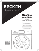 Becken MAQ LAVAR ROUPA BWM5379 BWM5381 Owner's manual