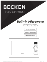Becken BBIMW2515 IX MICROONDAS ENCASTRAR Owner's manual