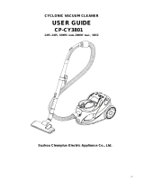 Becken ASPIRADOR VOOM CP-CY3801 Owner's manual