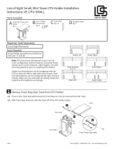 Workrite ErgonomicsSmall, Mini Tower CPU Holder