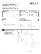 Workrite ErgonomicsGemini Arm Platform Adaptor