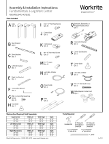 Workrite ErgonomicsFundamentals EX/LX 3-Leg 54-72″, 42-72″