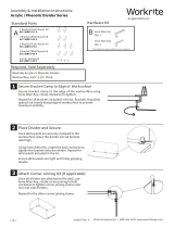 Workrite Acrylic/Phenolic Series Installation guide