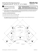 Workrite Ergonomics 2-Leg Equal Corners 46″-48″Wx23″-24″D, T464623 Installation guide