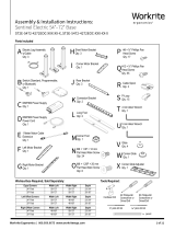 Workrite Ergonomics ST2E-5472-4272EOC Series Installation guide