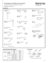 Workrite ErgonomicsFundamentals EX/LX 2-Leg 30-48″