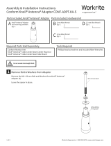 Workrite Ergonomics Conform Knoll® Antenna® Adaptor Installation guide