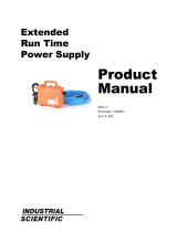 Industrial Scientific Extended Run Time Power Supply User manual
