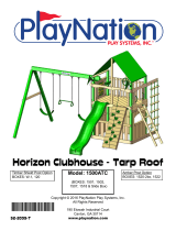 Playnation Horizon Clubhouse - Tarp Roof Assembly Manual