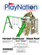Playnation Horizon Clubhouse - Wood Roof Assembly Manual