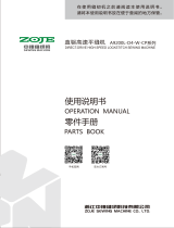 ZOJE A9200L SERIES Parts Manual