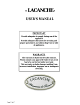 Lacanche CLUNY User manual